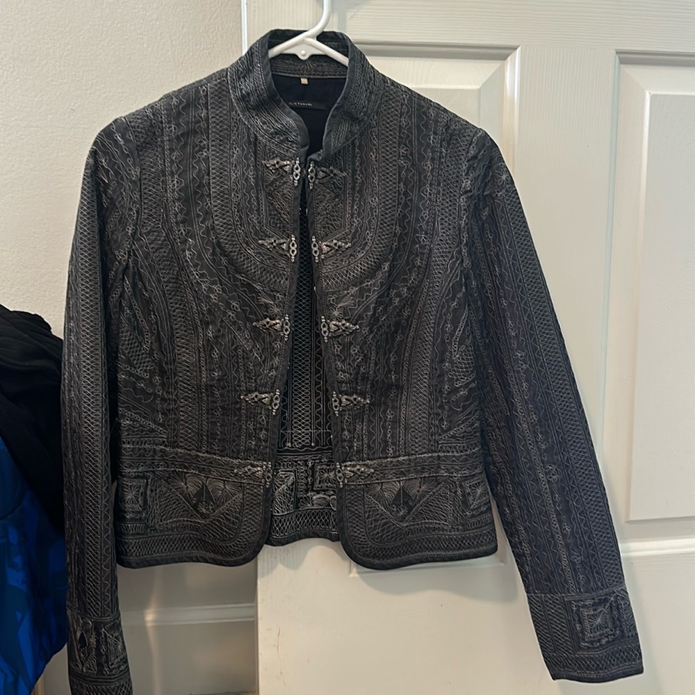 ELIE TAHARI Embroidered Blazer